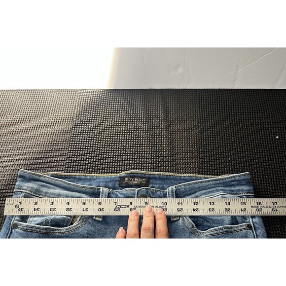 Judy Blue High Waist Slim Fit Medium Wash Jeans JB82176MD‎ Size 7/28 Spandex - Picture 2 of 11